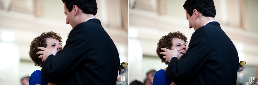 Sacramento area wedding and portrait photographer best of 2011 mother son dance with tears