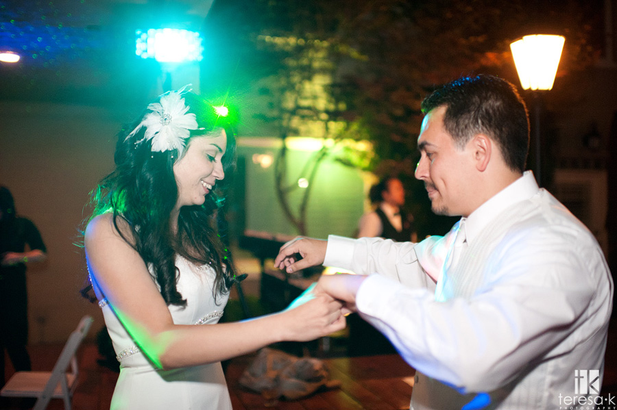 Sacramento area wedding and portrait photographer best of 2011 bride and groom dancing away the nigh
