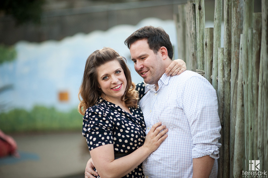 Oakland Engagement Session by Teresa K photography zoo engagement session image