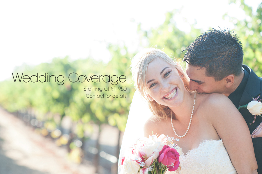 Sacramento Wedding photography prices